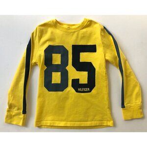 Tommy Hilfiger Yellow Long Sleeve Boys shirt, Size S (6-7)